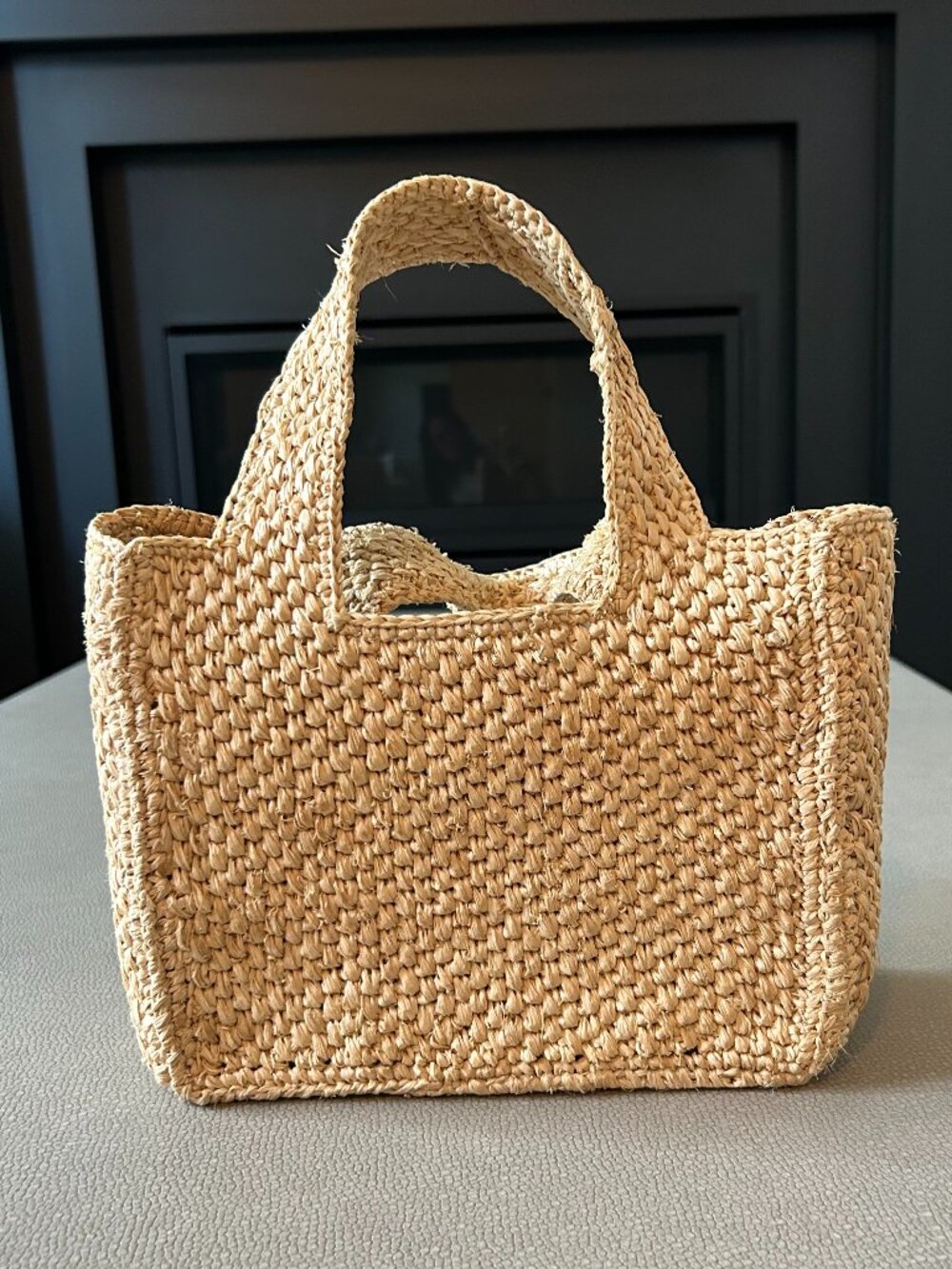 Hat Attack Mini Lulu Tote in Natural - Picture 3 of 5